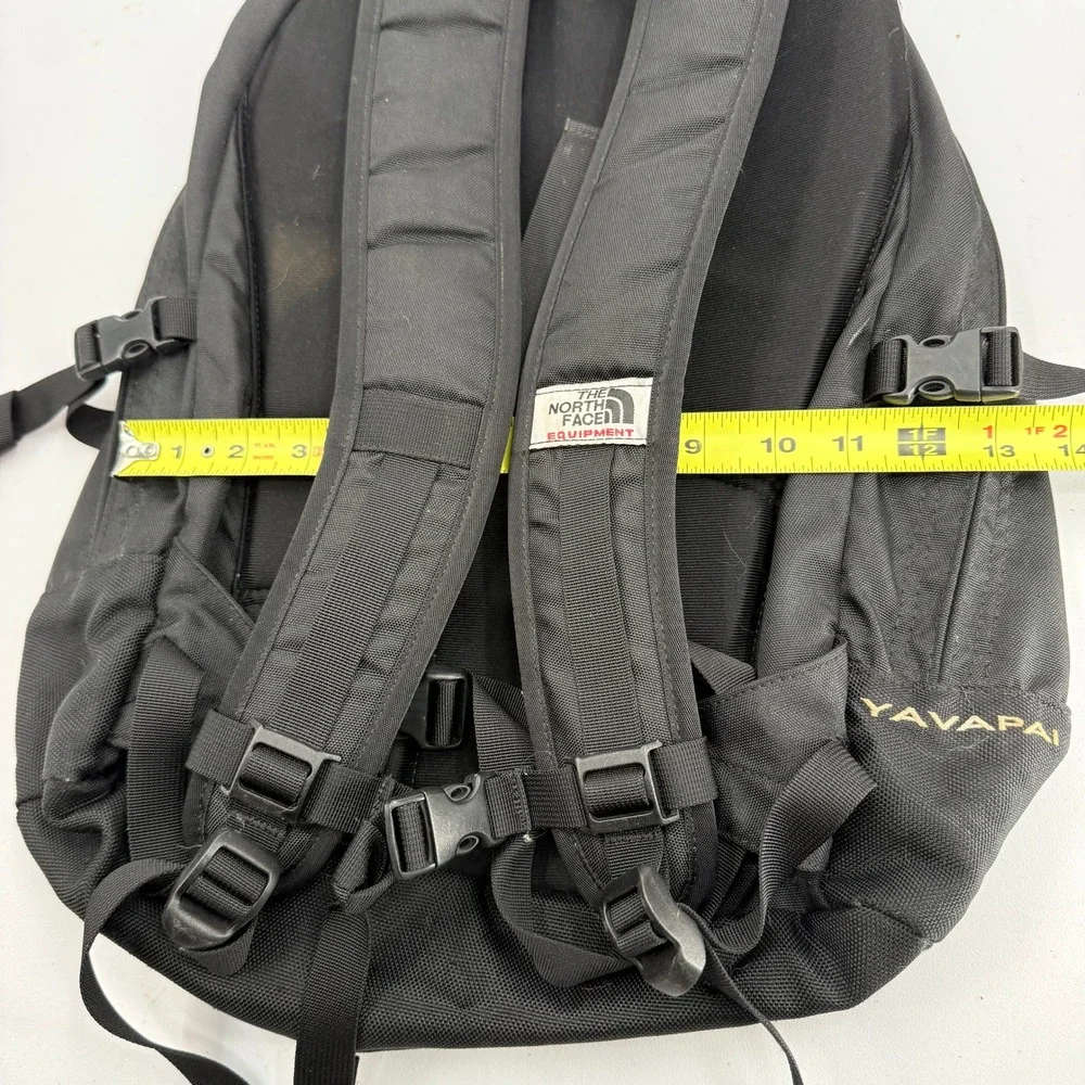 The North Face Yavapai Backpack Unisex OS Black Hiking School Daypack Bag